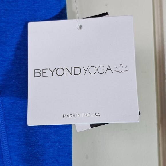 🏷️NWT Beyond Yoga Spacedye Out of Pocket High-Waist Midi Leggings In Azure Blue - Picture 12 of 15